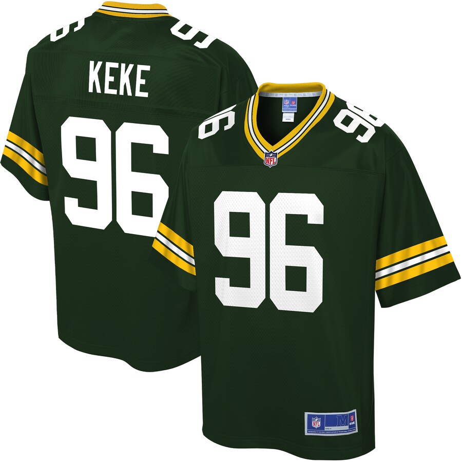 Green Bay Packers Kingsley Keke Pro Line Green Football Jersey product image