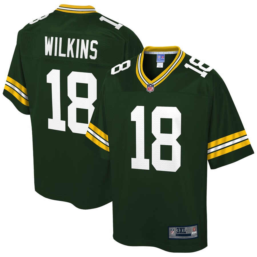 Green Bay Packers Manny Wilkins Pro Line Big & Tall Green Football Jersey product image