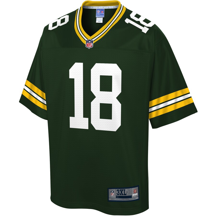 Green Bay Packers Manny Wilkins Pro Line Big & Tall Green Football Jersey product image