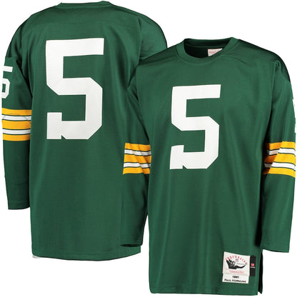 Green Bay Packers Paul Hornung 1961 Throwback Green Football Jersey product image