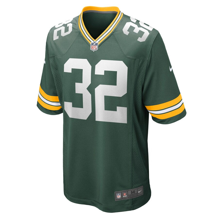 Green Bay Packers Tyler Ervin Game Green Football Jersey product image