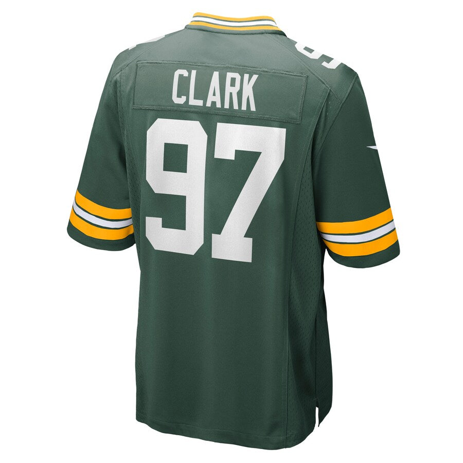 Green Bay Packers Kenny Clark Game Green Football Jersey product image