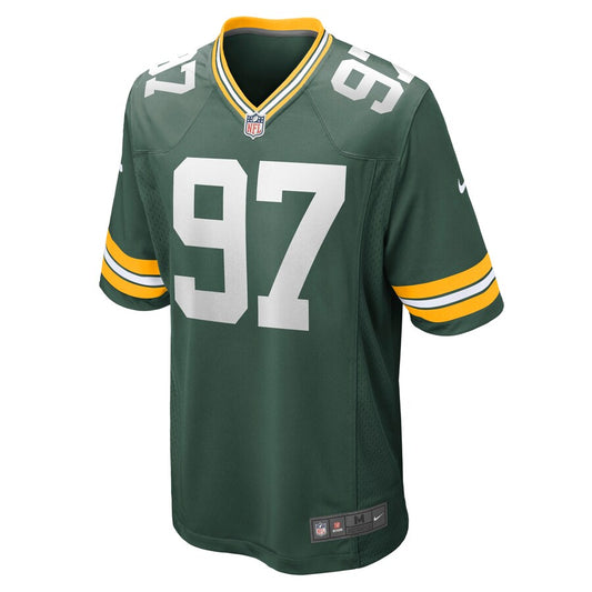 Green Bay Packers Kenny Clark Game Green Football Jersey product image