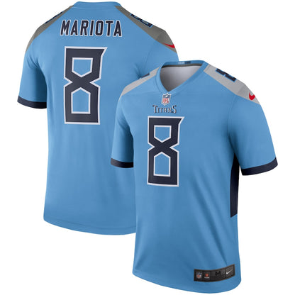 Tennessee Titans Marcus Mariota Blue Football Jersey product image