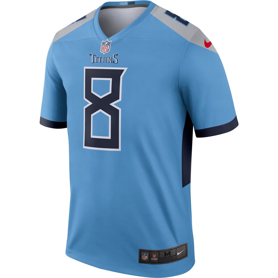 Tennessee Titans Marcus Mariota Blue Football Jersey product image