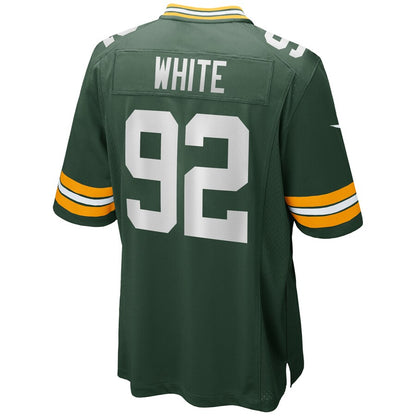 Green Bay Packers Reggie Game White Football Jersey product image