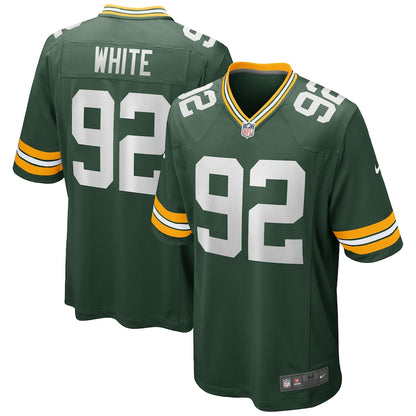 Green Bay Packers Reggie Game White Football Jersey product image