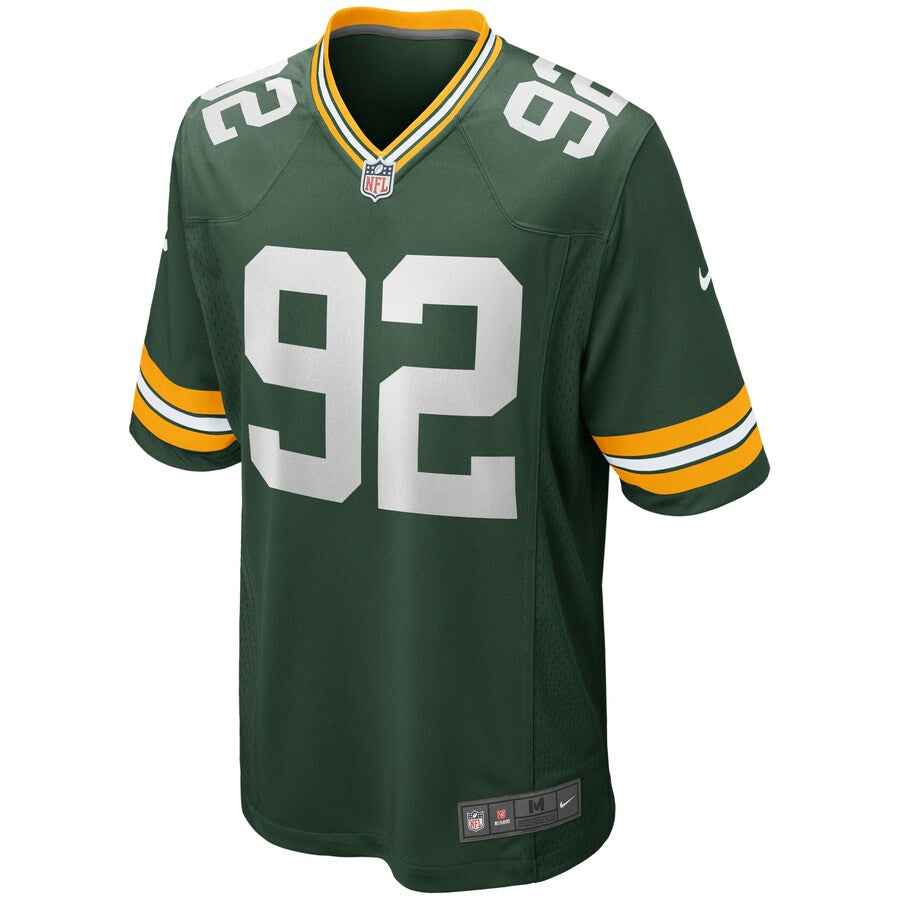 Green Bay Packers Reggie Game White Football Jersey product image