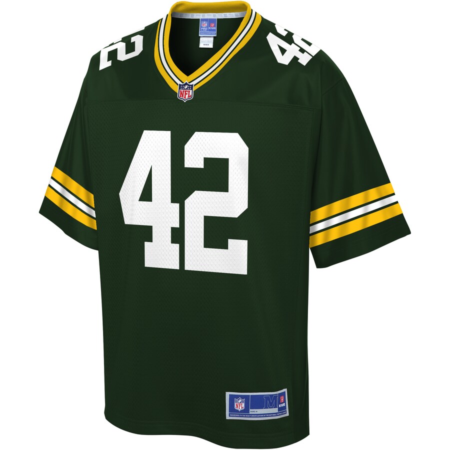 Green Bay Packers Oren Burks Pro Line Green Football Jersey product image