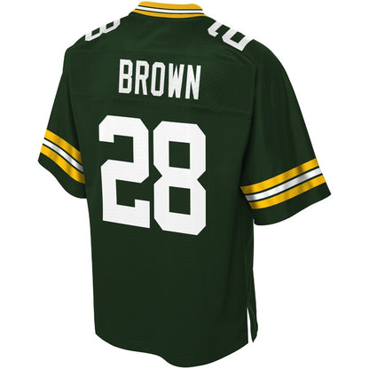 Green Bay Packers Tony Brown Pro Line Big & Tall Green Football Jersey product image