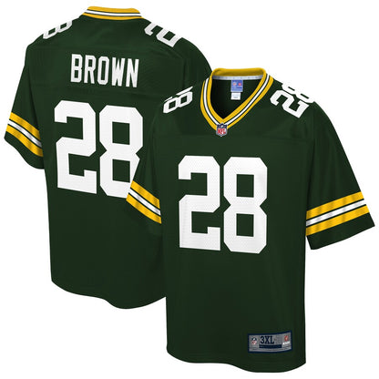 Green Bay Packers Tony Brown Pro Line Big & Tall Green Football Jersey product image