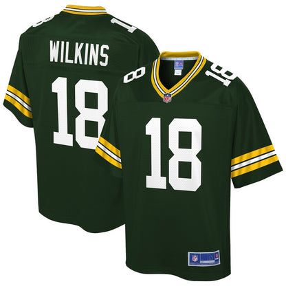 Green Bay Packers Manny Wilkins Pro Line Green Football Jersey product image