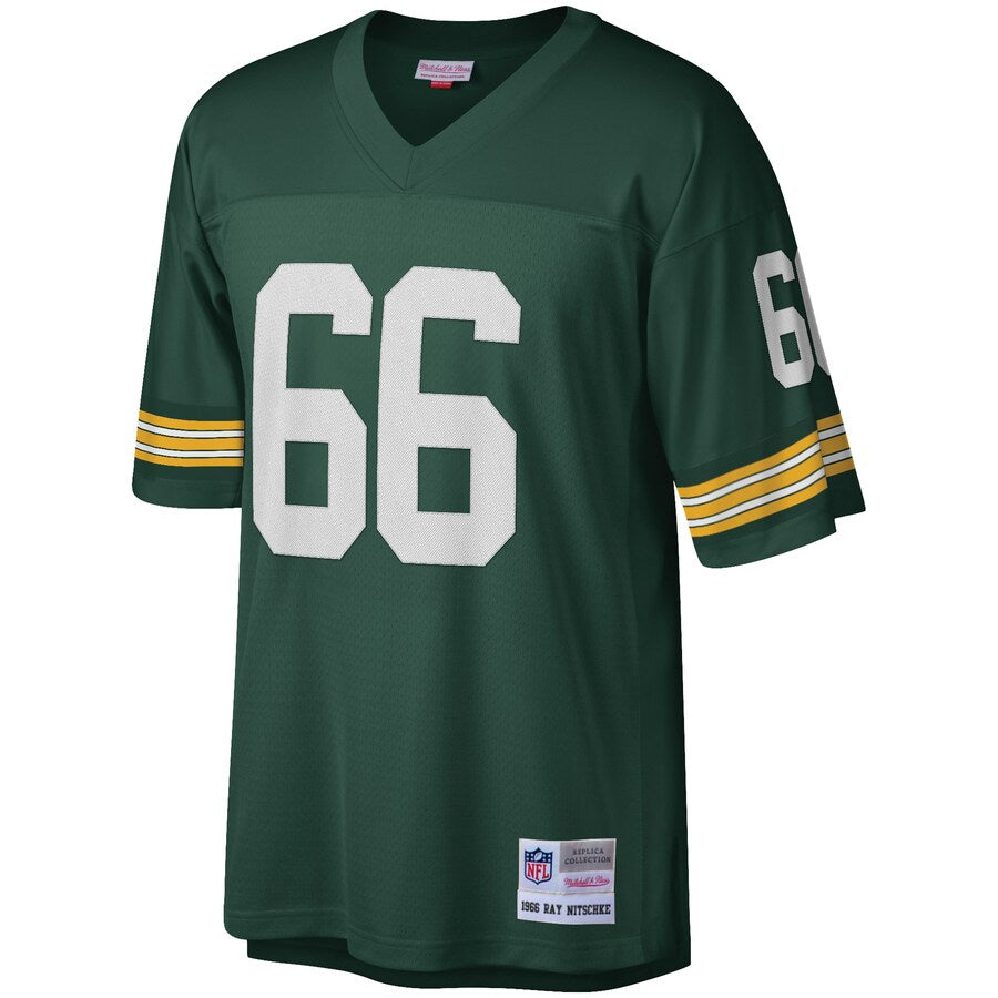 Green Bay Packers Ray Nitschke Legacy Green Football Jersey product image