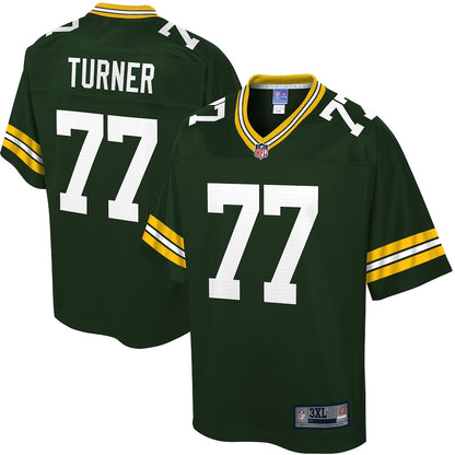 Green Bay Packers Billy Turner Pro Line Big & Tall Green Football Jersey product image