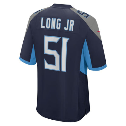 Tennessee Titans David Long Jr. Game Navy Football Jersey product image