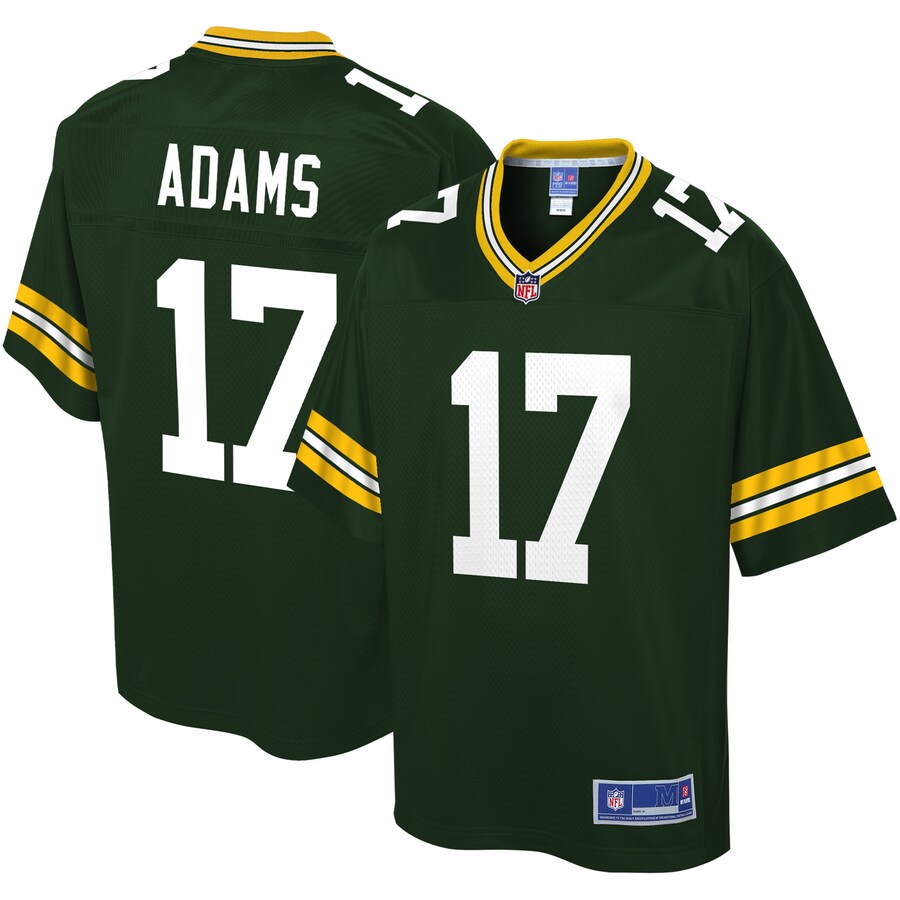 Green Bay Packers Davante Adams Pro Line Green Football Jersey product image