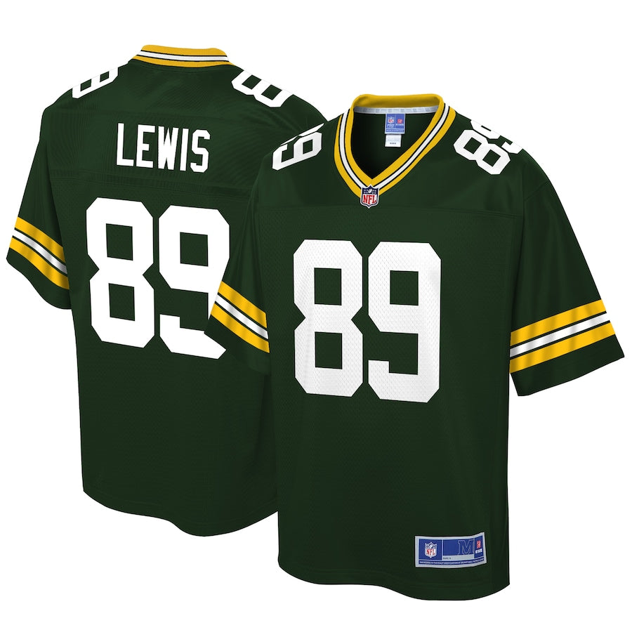 Green Bay Packers Marcedes Lewis Pro Line Big & Tall Green Football Jersey product image