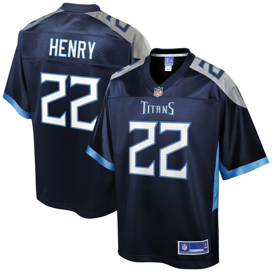 Tennessee Titans Derrick Henry Pro Line Navy Football Jersey product image