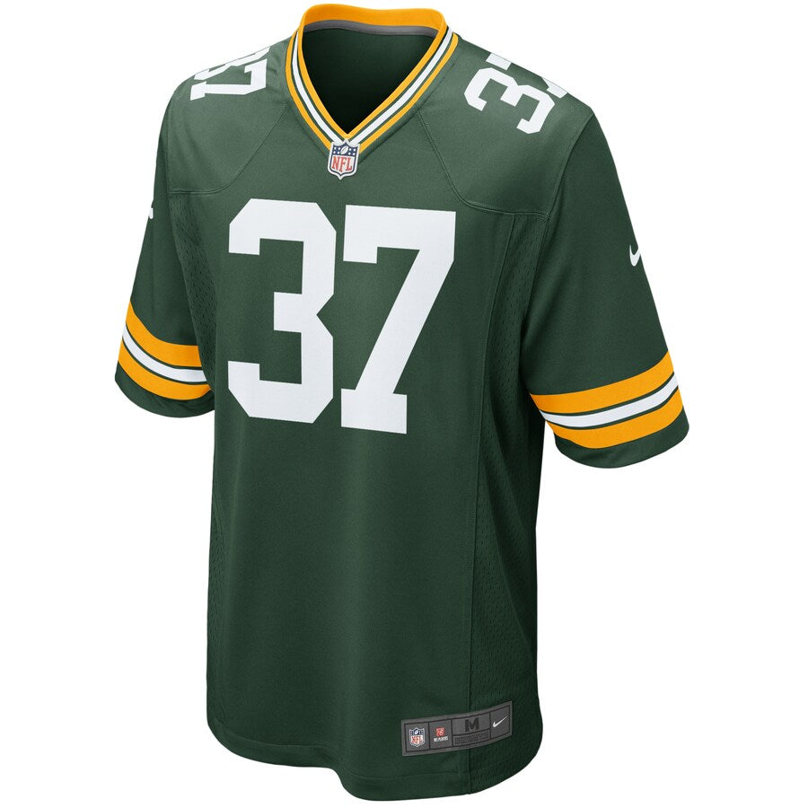 Green Bay Packers Josh Jackson Game Green Football Jersey product image