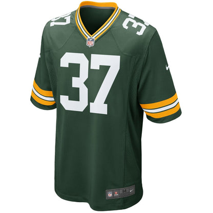 Green Bay Packers Josh Jackson Game Green Football Jersey product image