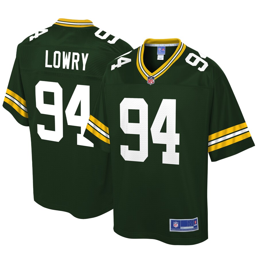 Green Bay Packers Dean Lowry Pro Line Big & Tall Green Football Jersey product image