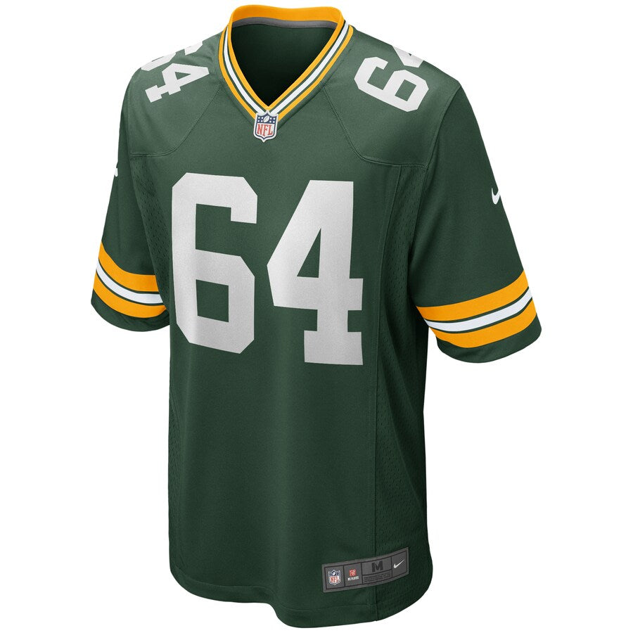 Green Bay Packers Jerry Kramer Game Green Football Jersey product image