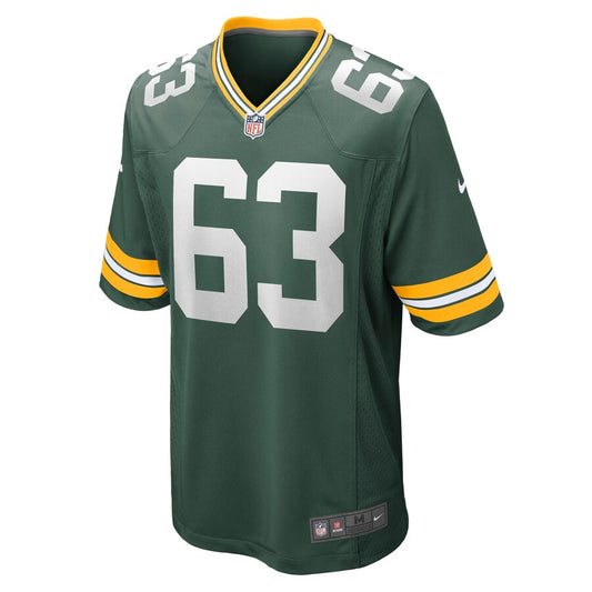 Green Bay Packers Corey Linsley Game Green Football Jersey product image