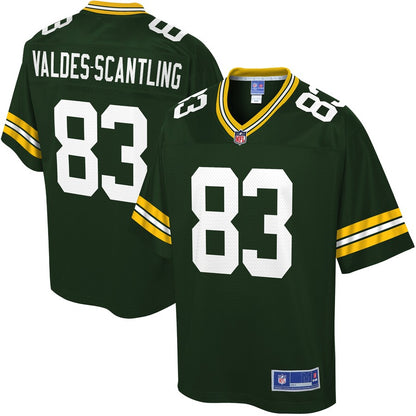 Green Bay Packers Marquez Valdes-Scantling Pro Line Green Football Jersey product image