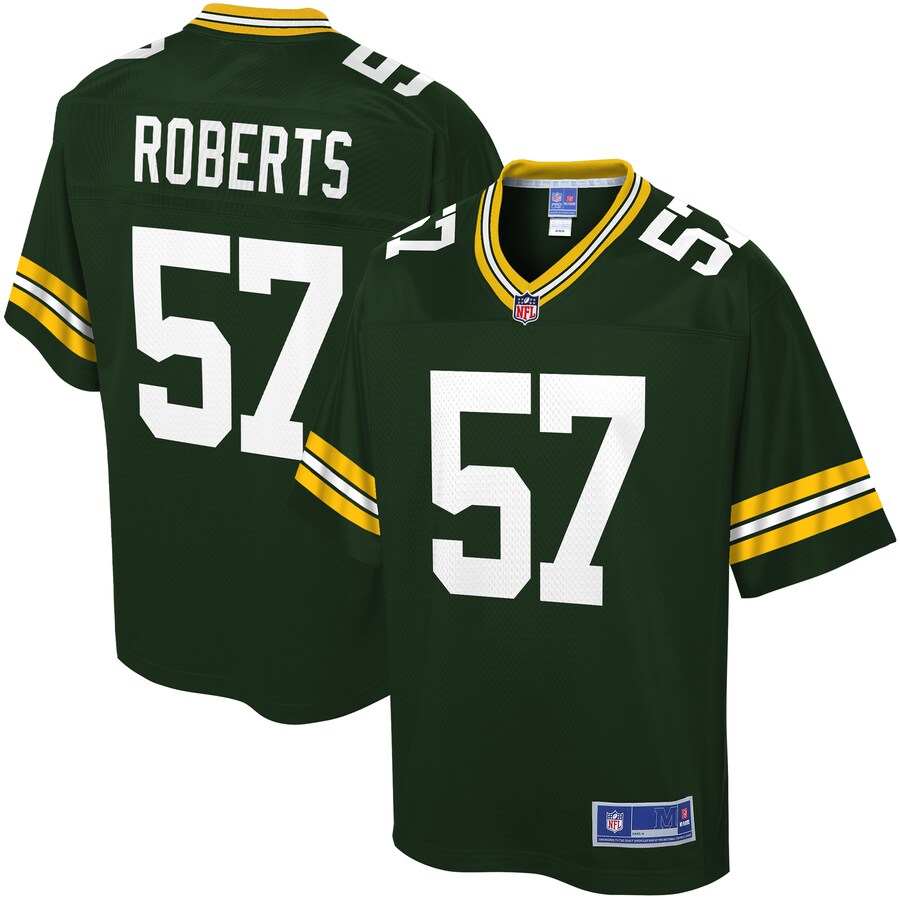 Green Bay Packers Greg Roberts Pro Line Green Football Jersey product image