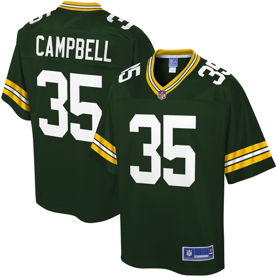 Green Bay Packers Ibraheim Campbell Pro Line Green Football Jersey product image