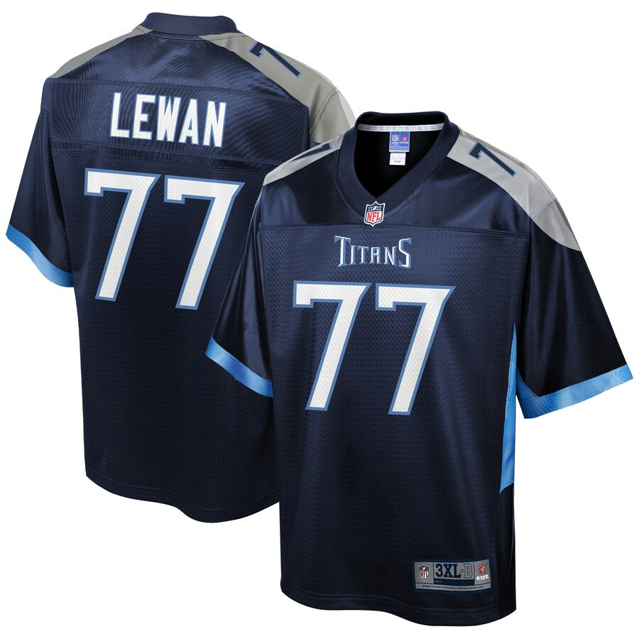 Tennessee Titans Taylor Lewan Pro Line Big & Tall Team Color Navy Football Jersey product image
