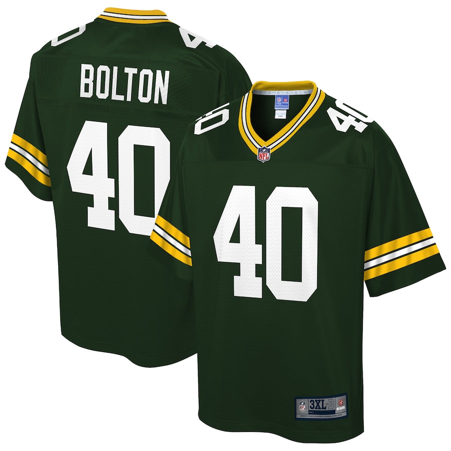 Green Bay Packers Curtis Bolton Pro Line Big & Tall Green Football Jersey product image