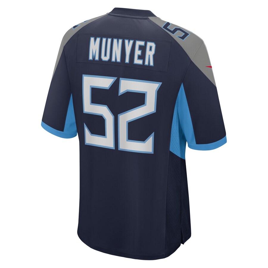 Tennessee Titans Daniel Munyer Game Navy Football Jersey product image