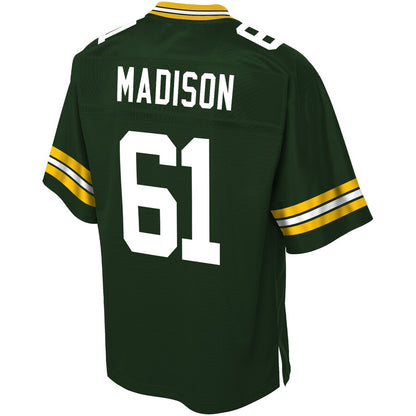 Green Bay Packers Cole Madison Pro Line Big & Tall Green Football Jersey product image