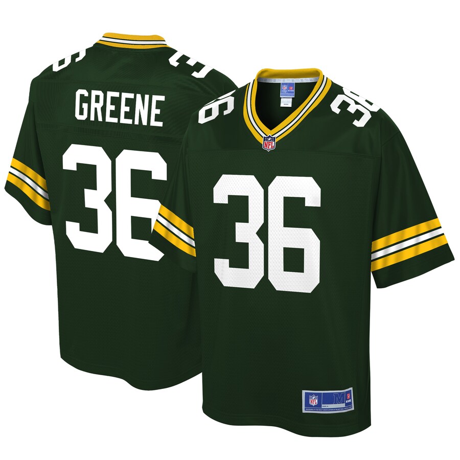 Green Bay Packers Raven Greene Pro Line Big & Tall Green Football Jersey product image