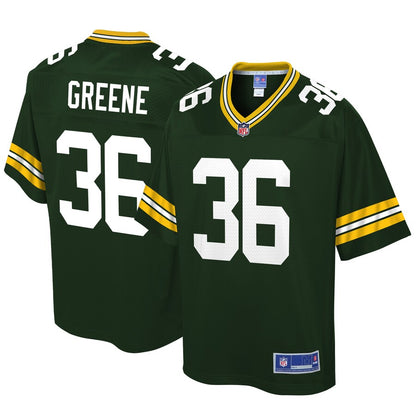 Green Bay Packers Raven Greene Pro Line Big & Tall Green Football Jersey product image