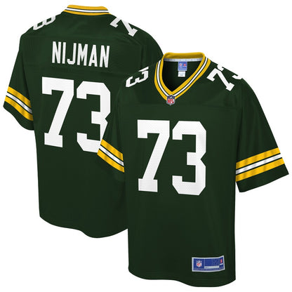 Green Bay Packers Yosh Nijman Pro Line Green Football Jersey product image