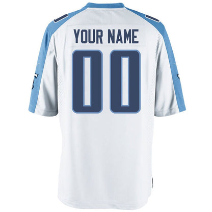Tennessee Titans Customized Game White Football Jersey product image