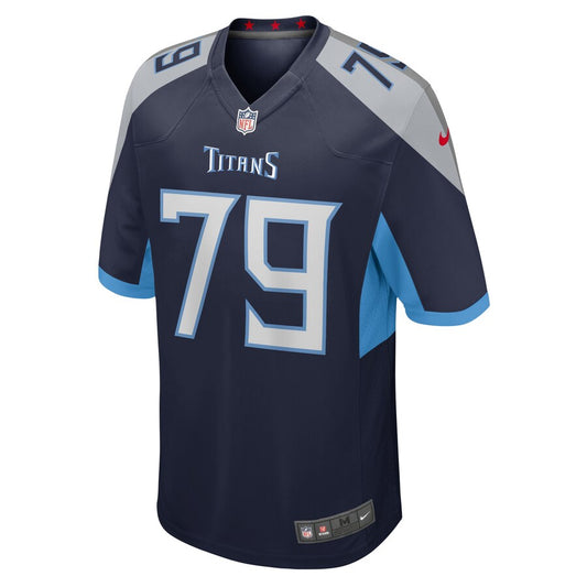 Tennessee Titans Isaiah Wilson Game Navy Football Jersey product image