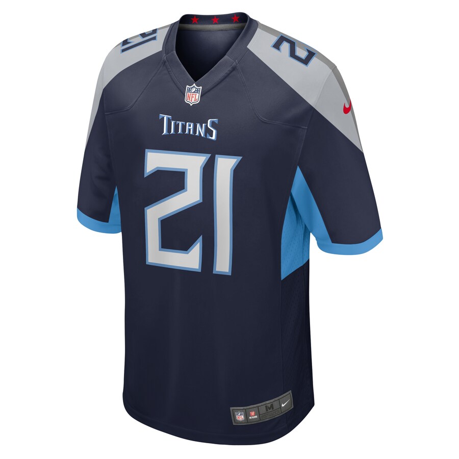 Tennessee Titans Malcolm Butler Game Navy Football Jersey product image