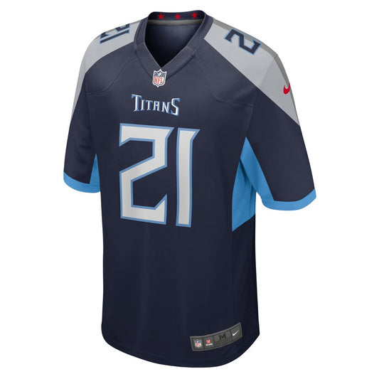 Tennessee Titans Malcolm Butler Game Navy Football Jersey product image
