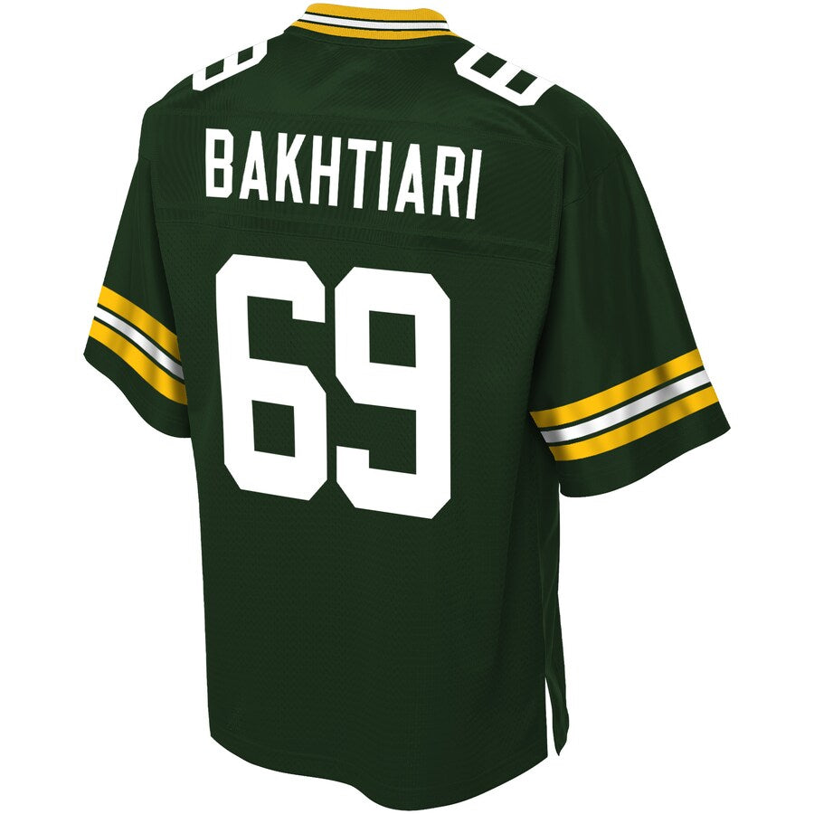 Green Bay Packers David Bakhtiari Pro Line Big & Tall Green Football Jersey product image
