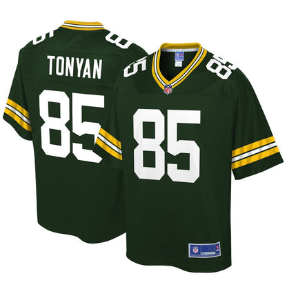 Green Bay Packers Robert Tonyan Pro Line Green Football Jersey product image