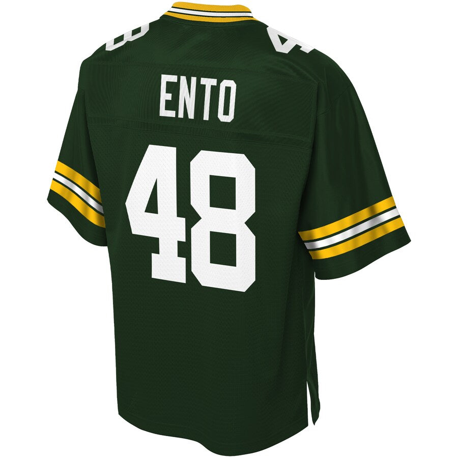 Green Bay Packers Kabion Ento Pro Line Big & Tall Green Football Jersey product image