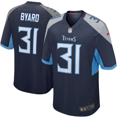 Tennessee Titans Kevin Byard Game Navy Football Jersey product image