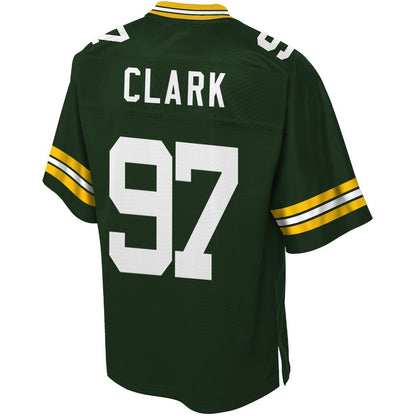 Green Bay Packers Kenny Clark Pro Line Green Football Jersey product image