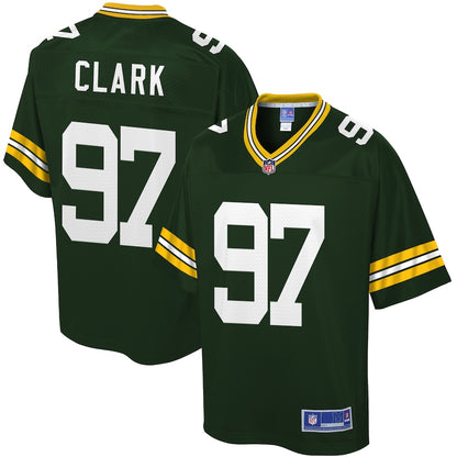 Green Bay Packers Kenny Clark Pro Line Green Football Jersey product image