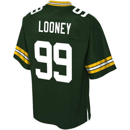 Green Bay Packers James Looney Pro Line Big & Tall Green Football Jersey product image