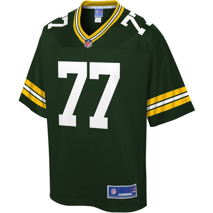 Green Bay Packers Billy Turner Pro Line Green Football Jersey product image