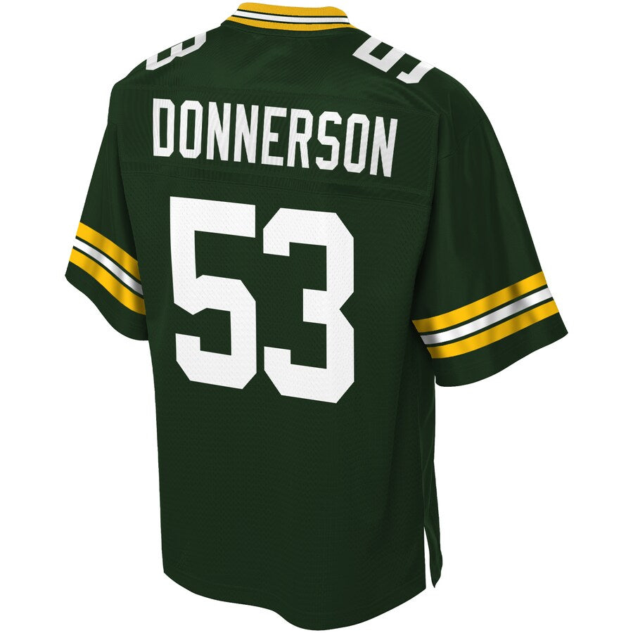 Green Bay Packers Kendall Donnerson Pro Line Big & Tall Green Football Jersey product image